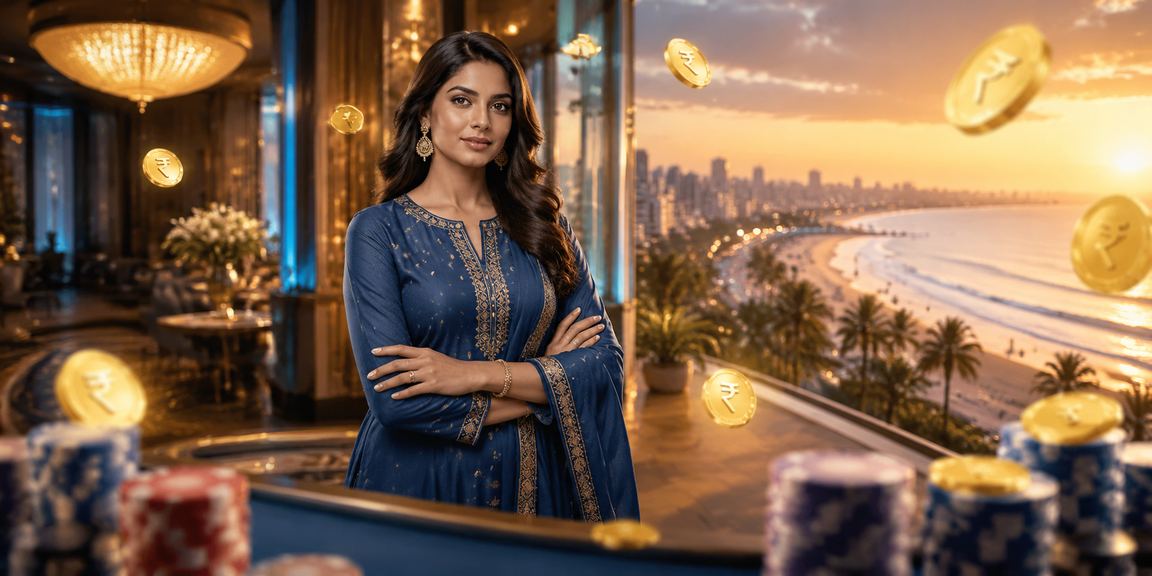 Indian woman using casino app on mobile in Chennai