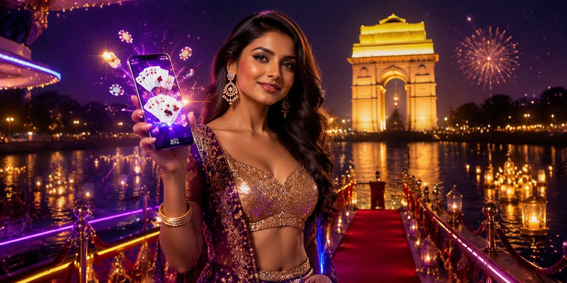 Players enjoying poker game during Diwali festival in Delhi