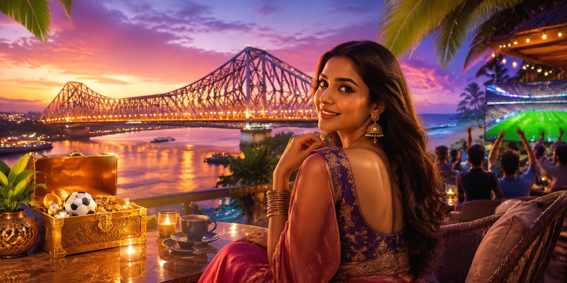Football fans cheering at a stadium under evening lights